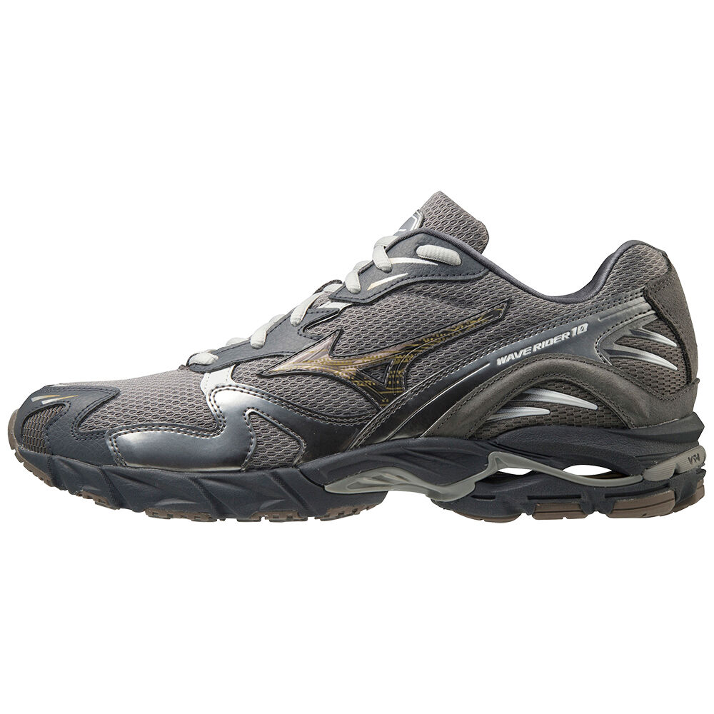 Mizuno Wave Rider 10 Férfi Teremcipő Szürke CAP317680